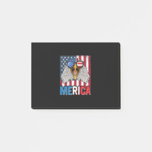 Bald Eagle Merica 4. Juli Post-it Klebezettel
