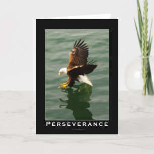 Bald Eagle Motivierend Geschenk Feiertagskarte