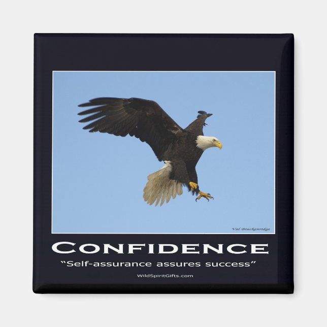 Bald Eagle Motivierend Geschenke Magnet (Vorne)