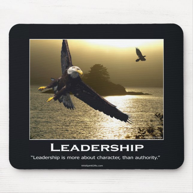 Bald Eagle Motivierend Mousepad (Vorne)