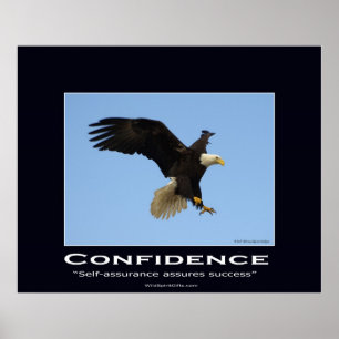 Bald Eagle Motivierend Poster