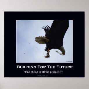 Bald Eagle Motivierend Poster