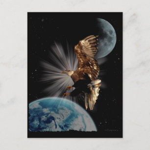 Bald Eagle Motivierend Postkarten