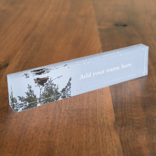 Bald Eagle Namensplakette