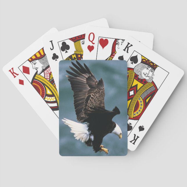 Bald Eagle - Nationaler Vogel der Vereinigten Staa Spielkarten (Rückseite)