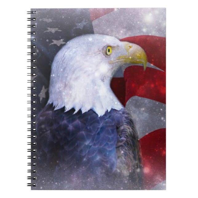 Bald Eagle Notizblock (Vorderseite)