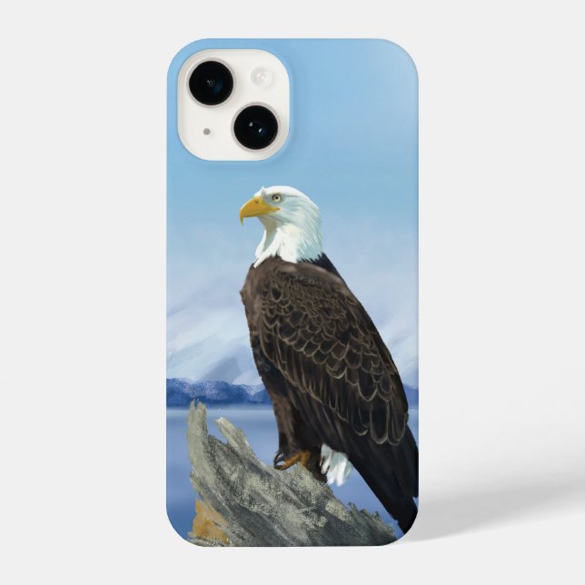 Bald Eagle Phone Case iPhone 14 Hülle (Rückseite)