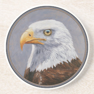 Bald Eagle Portrait Getränkeuntersetzer