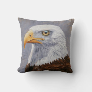 Bald Eagle Portrait Kissen