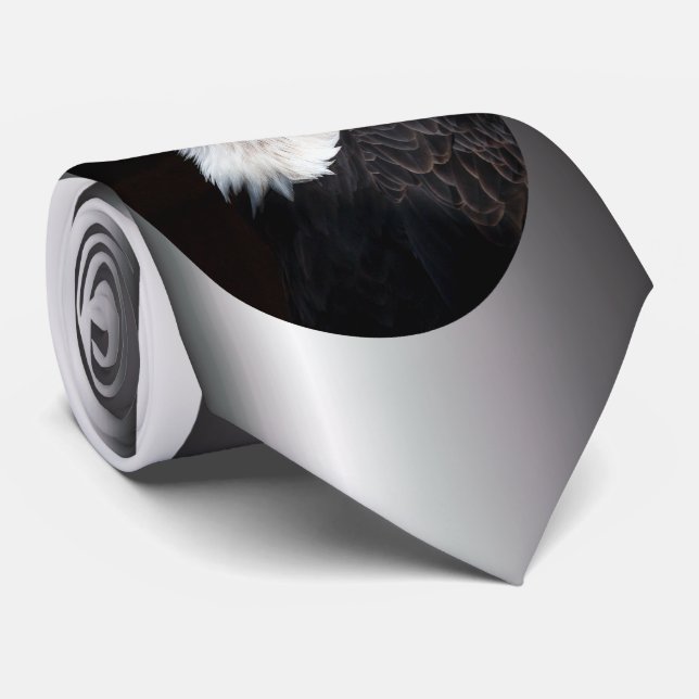 Bald Eagle Portrait Krawatte (Gerollt)