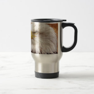 Bald Eagle Portrait Reisebecher