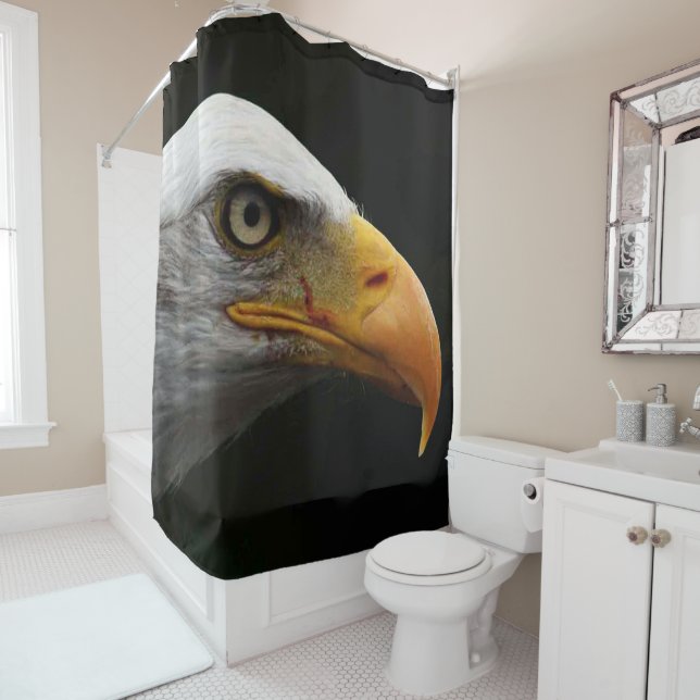 Bald Eagle sccnm Duschvorhang (Beispiel)