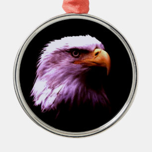 Bald Eagle Silbernes Ornament
