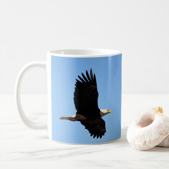 Bald Eagle Soar Kaffeetasse (Mit Donut)