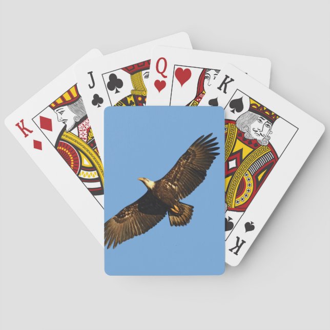 Bald Eagle Soaring 2 Spielkarten (Rückseite)