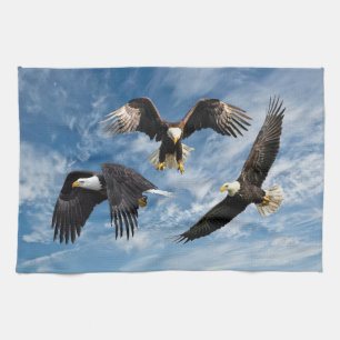 Bald Eagle Soaring Geschirrtuch