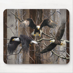 Bald Eagle Soaring Mousepad
