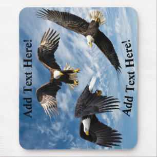Bald Eagle Soaring Mousepad