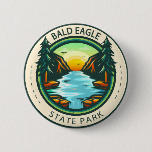 Bald Eagle Staat Park Pennsylvania Abzeichen Button