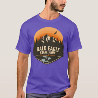 Bald Eagle State Park Pennsylvania PA Camping rück T-Shirt