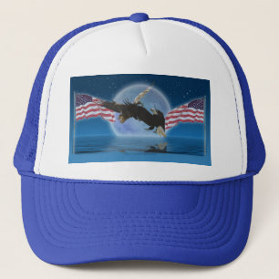 BALD EAGLE & US FLAG Patriot Series Truckerkappe