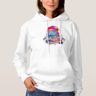 Bald Eagle USA, American Flag Patriotic  Hoodie