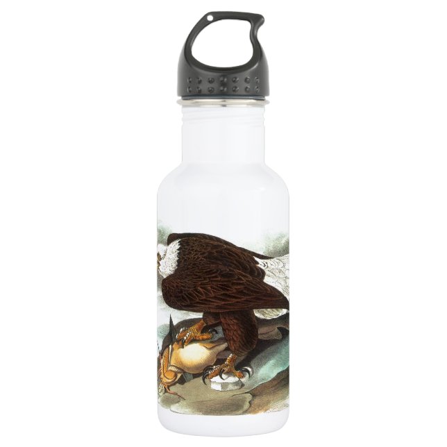 Bald Eagle von Audubon Edelstahlflasche (Vorderseite)