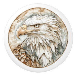 Bald Eagle Wild Tame und Zeitlose Sammlung Keramikknauf