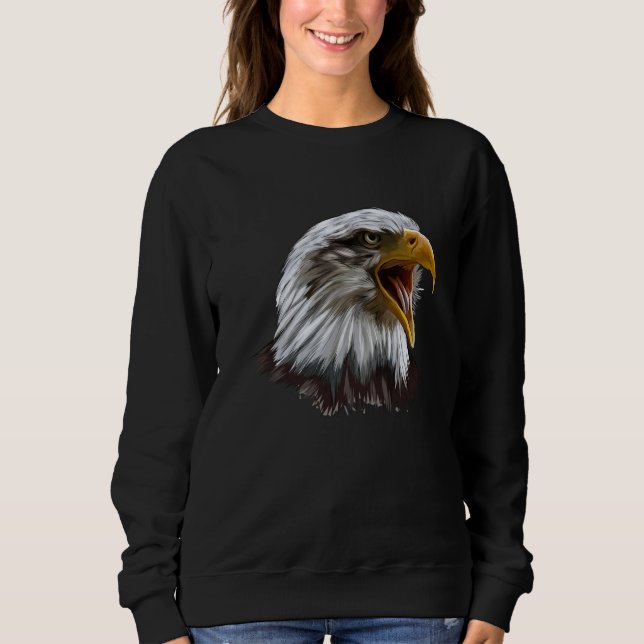 Bald Eagles Cool with a Bald Eagle Sweatshirt (Vorderseite)