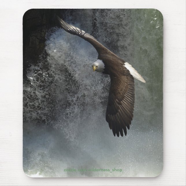 BALD-EGLER & WATERFALL-Mousepad Mousepad (Vorne)