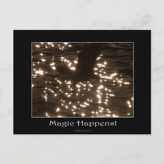 BALD-ELER UND SONNENWASSER POSTKARTE (Vorderseite)