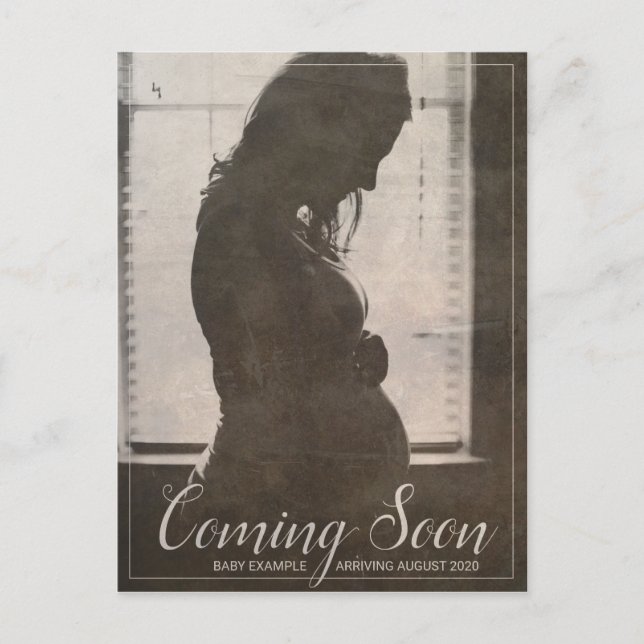 Bald - große Erwartungen Feiertagspostkarte (Vorderseite)