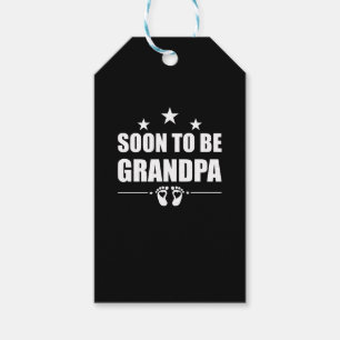 Bald Großvater Opa Schwangerschaftsankündigung Geschenkanhänger