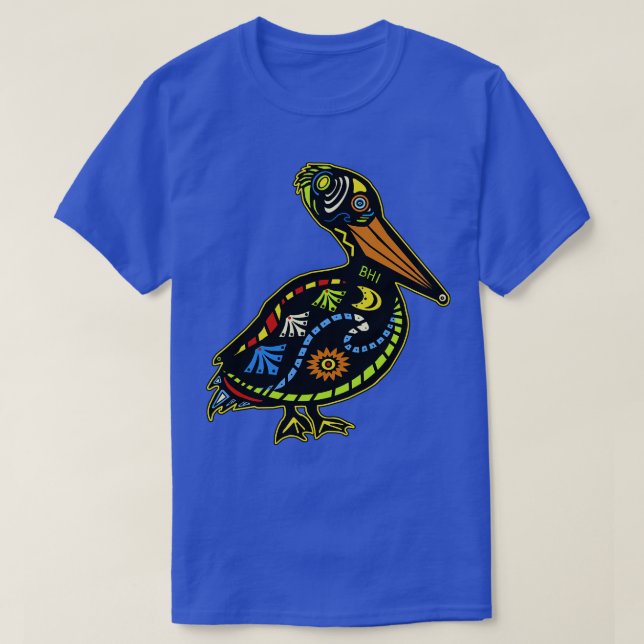 Bald Head Island Pelican T-Shirt (Design vorne)