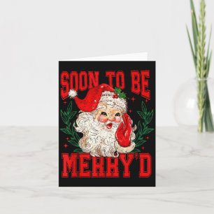 Bald Heiratet Weihnachten, Verlobtes Paar Chris Karte