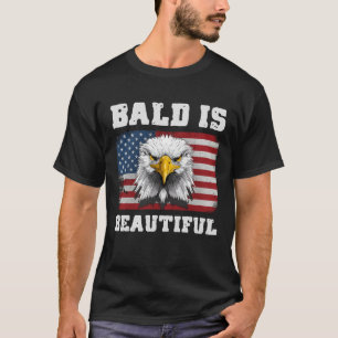 Bald ist schön 4. Juli Amerika Adler T-Shirt