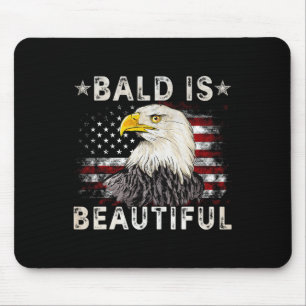 Bald ist wunderschön 4. Juli Unabhängigkeitstag. Mousepad