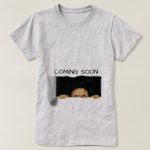Bald kommen Peekaboo-Baby-Gewohnheit T-Shirt