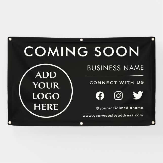 Bald kommt der Berufliche Firmenname Banner (Horizontal)