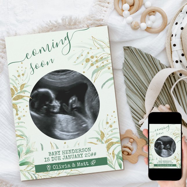 Bald kommt ultrasound Foto Elegant Foliage Ankündigung (Von Creator hochgeladen)
