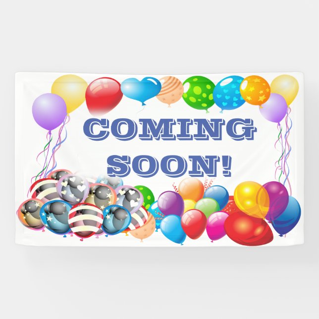Bald kommt Vinyl Banner 3' x 5' Banner (Horizontal)
