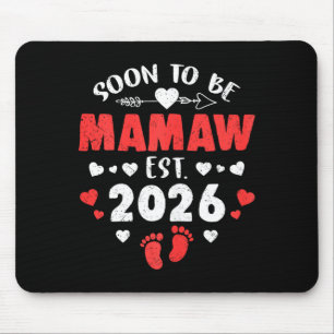 Bald Mamaw Est 2026 Zur Oma befördert 26 Mousepad