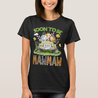 Bald Mawmaw Geschlechtsenthüllung Safari Dschungel T-Shirt