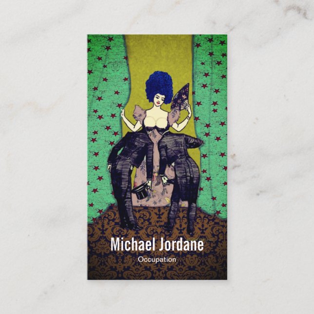 Bald Men - Carte de visite (Devant)