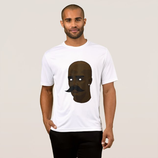 Bald Mustache T-Shirt (Vorne ganz)