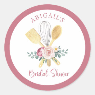 BALD NACH DER HOCHZEIT ENTFÜHRT - BRIDAL SHOWER RUNDER AUFKLEBER