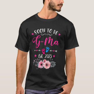 Bald Oma 2025 Muttertag Zur Mama Befördert P T-Shirt