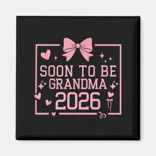 Bald Oma 2026 Schwangerschaftsankündigung Magnet