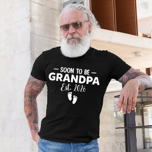 Bald Opa 2026 Schwangerschaftsankündigung T-Shirt