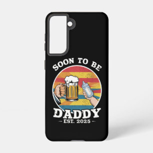 Bald Papa 2025 Erster Papa 2025 Retro Samsung Galaxy Hülle